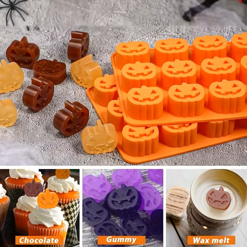 Molde Calabazas 18 Cavidades Silicona5