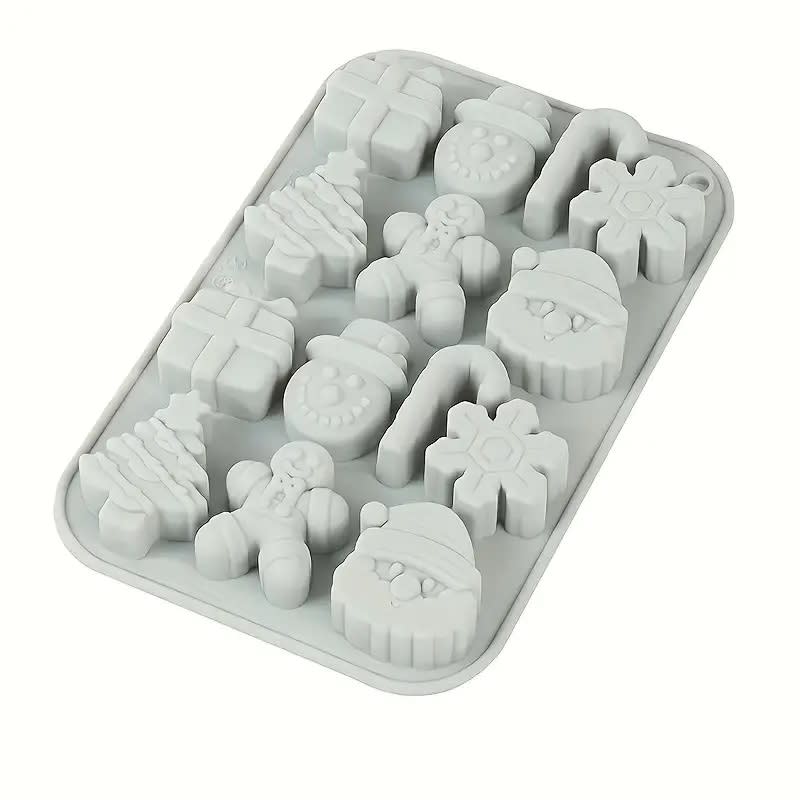 Molde Silicona 14 Figuras de Navidad 0