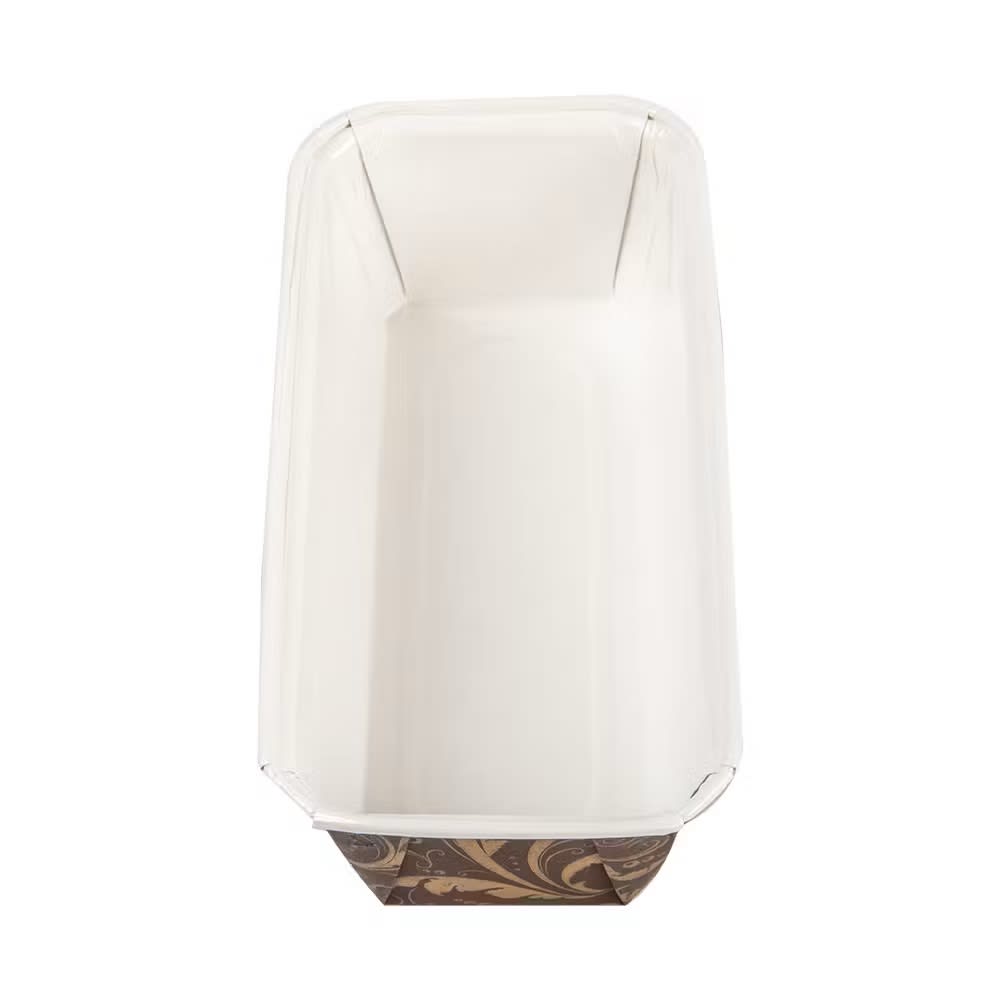 Molde Laminado Queque Café-Dorado 16x5x5 cm. 10 Unid.5