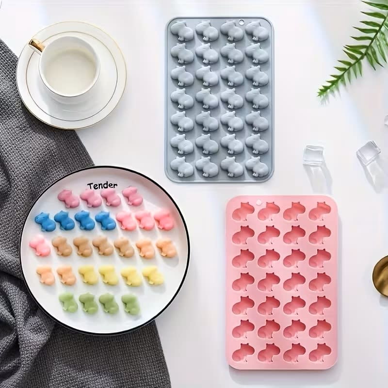 Molde Mini Capibaras 28 Cavidades Silicona7