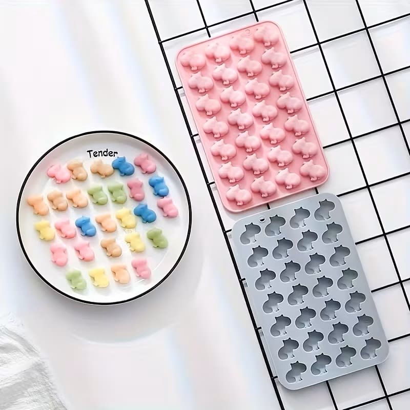 Molde Mini Capibaras 28 Cavidades Silicona8