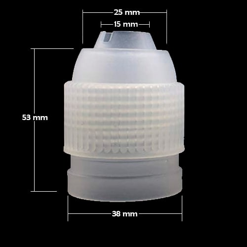 Adaptador Boquilla Plástico Mediano 