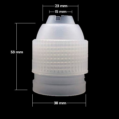 Adaptador Boquilla Plástico Mediano 