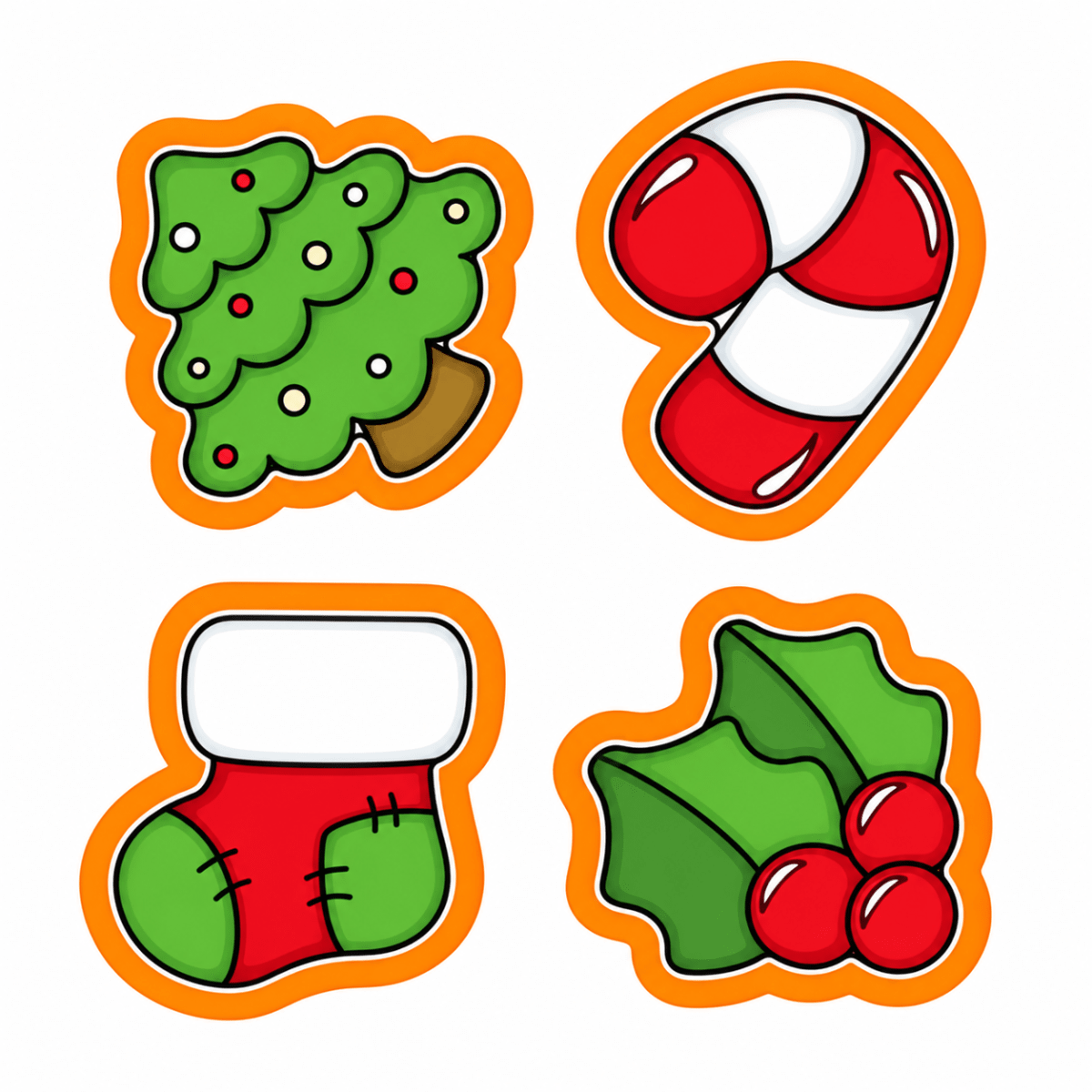 Set Cortador Navidad Mediano N°1 Plástico3