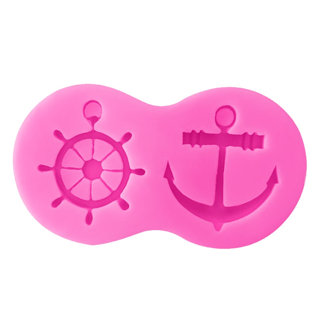 Molde Fondant Timón Y Ancla Silicona1