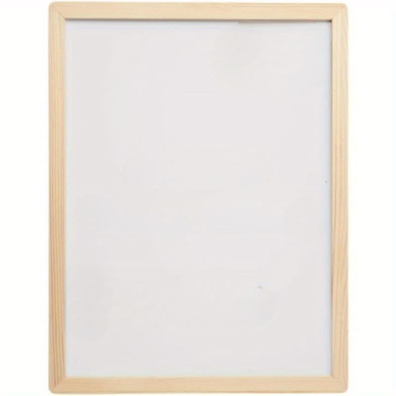 Pizarra Acrilica Marco Madera 20x30 cm. Blanca5