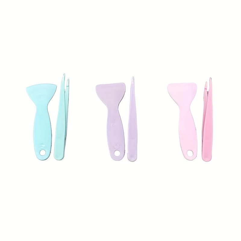 Set Pinza y Raspador para Stickers Pegatinas 2 Piezas Plástico7
