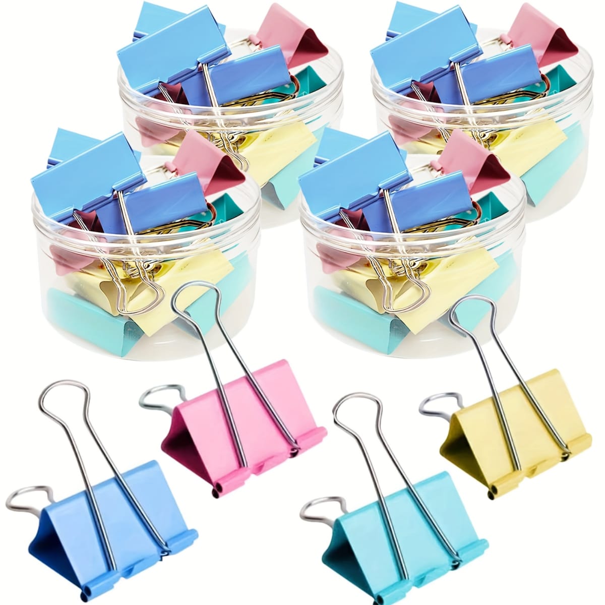 Doble Clip Sujetapapeles 51 mm. Colores 12 Unidades8