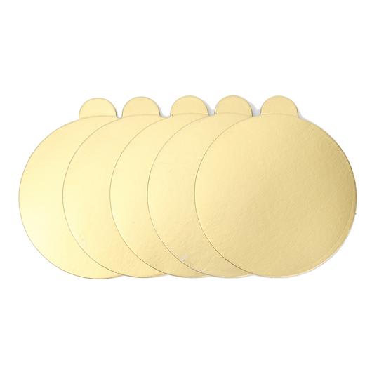 Bandeja Porción Dorada Redonda 100 Unidades1