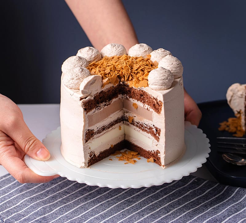 Bandeja Reutilizable Plástica 8' Rizada1