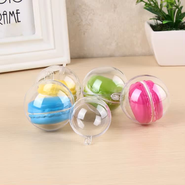 Esfera Acrílica Transparente 8 cm. 10 Unidades7