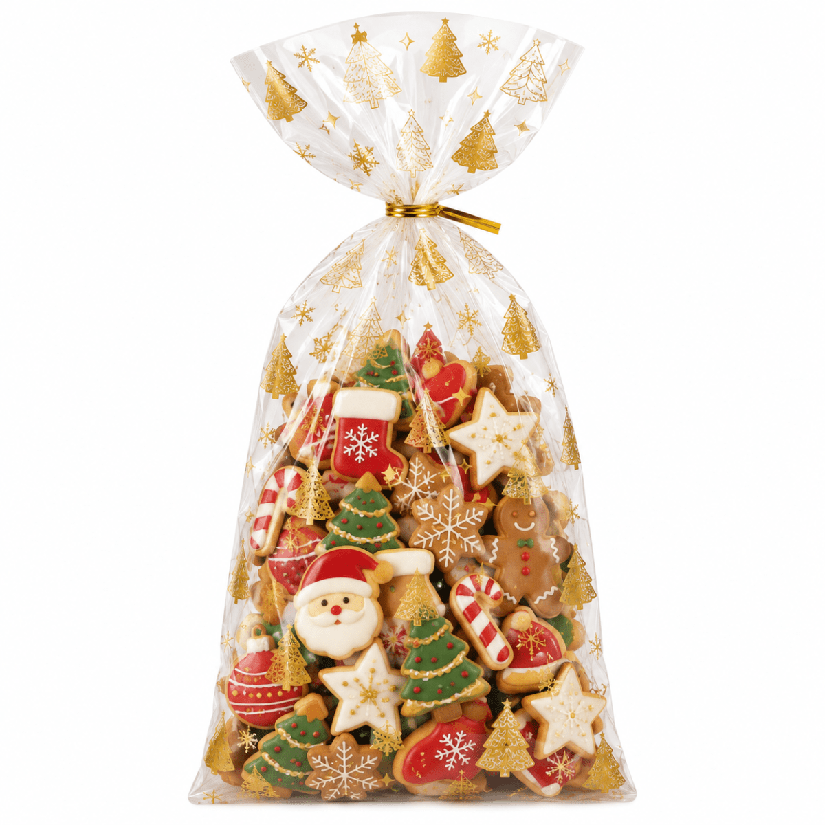 Set Bolsa Celofán Navidad N°1 12,5x27 cm. 10 Unidades3