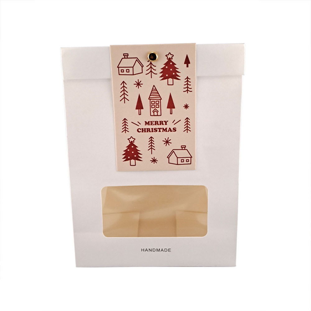 Set Bolsas de Papel Navidad Blanco 3 Unidades1