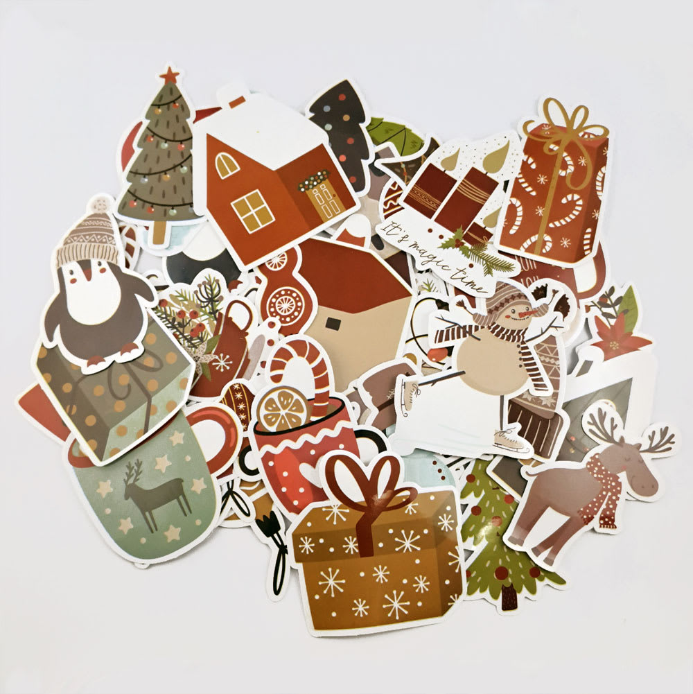 Set Bolsas de Papel Navidad Blanco 3 Unidades2