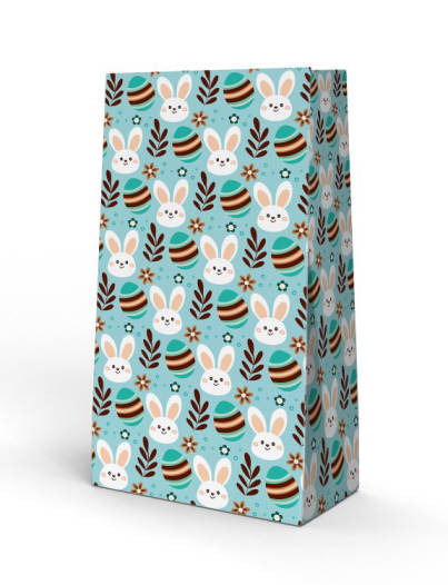 Set Bolsas de Papel + Stickers Pascua N°4 - 12 Unidades3