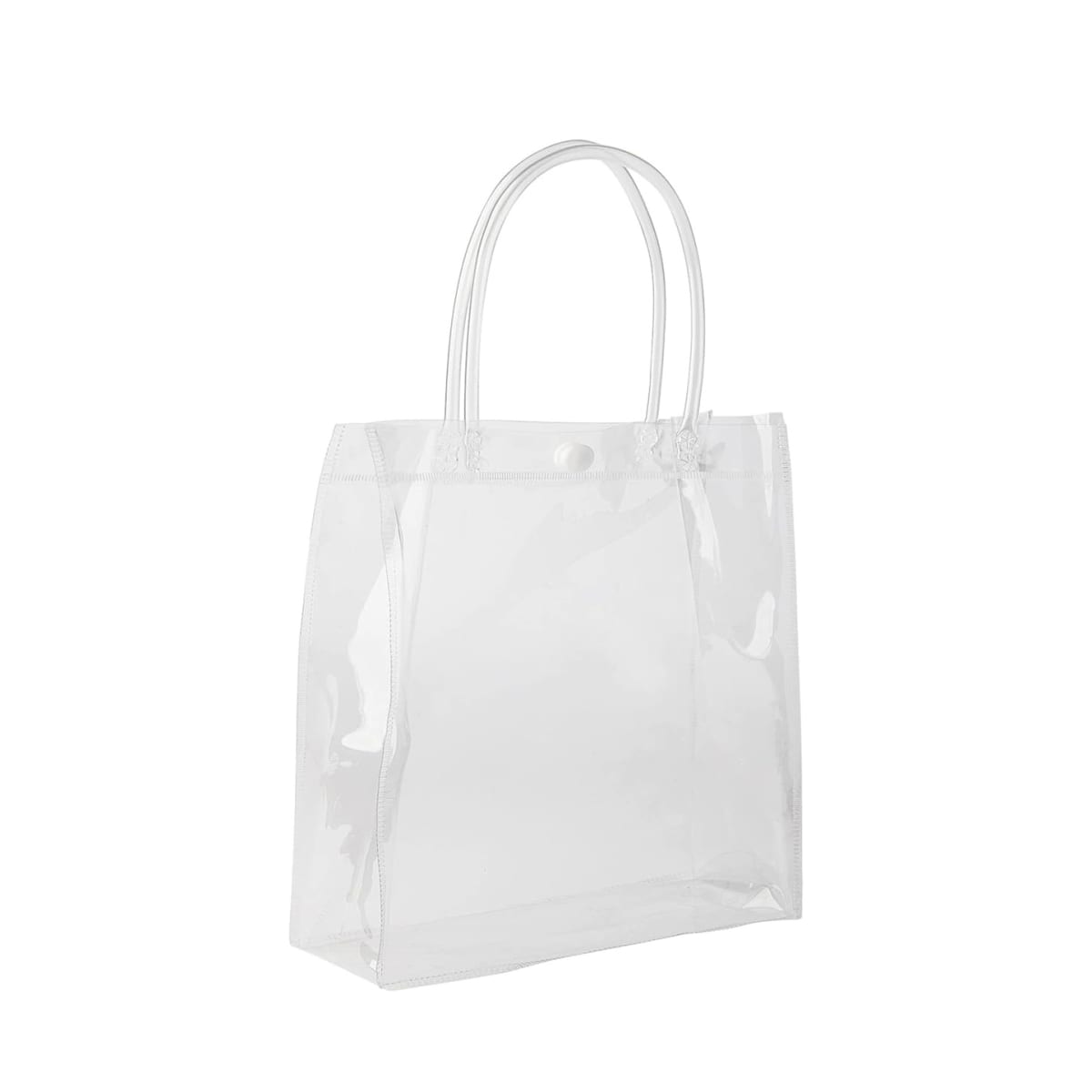 Bolsas Pvc Transparente Con Asa 20x20x9 Cm. 5 Unidades3
