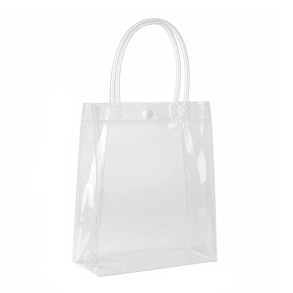 Bolsas PVC Transparente con Asa 23x17x7 cm. 5 Unidades3
