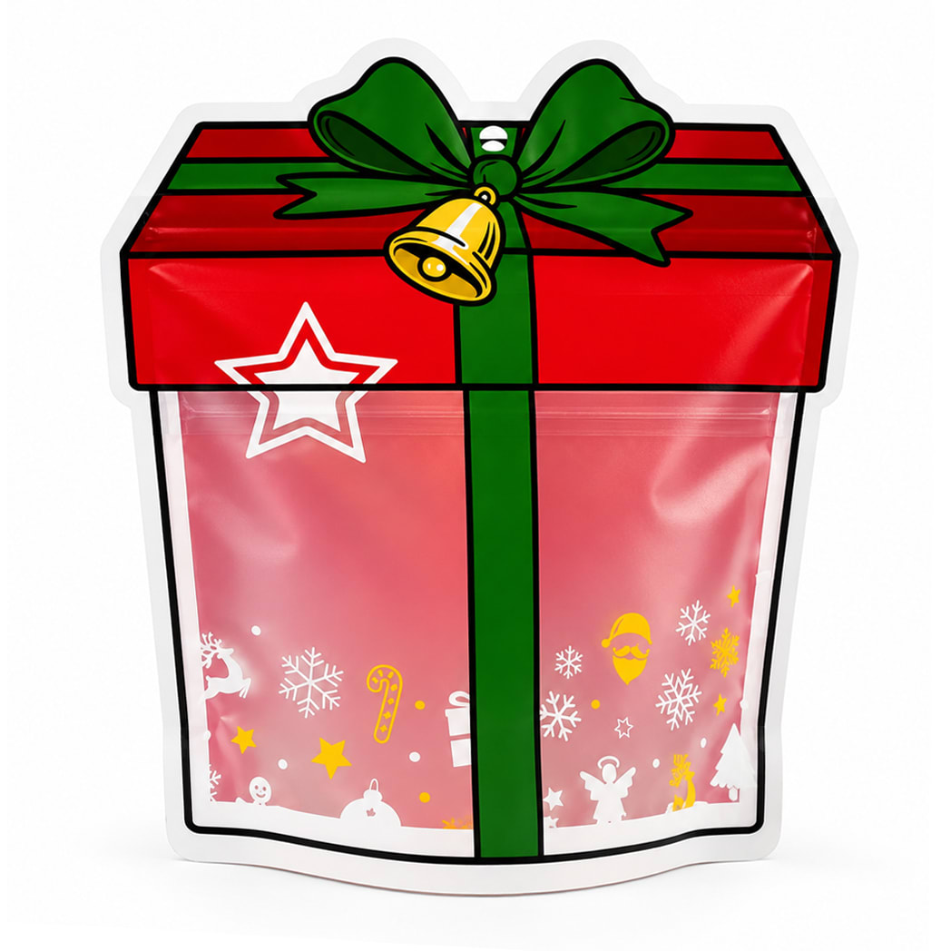 Bolsa Doypack Regalo con Fuelle y Cierre 22x20 cm. 5 Unidades3