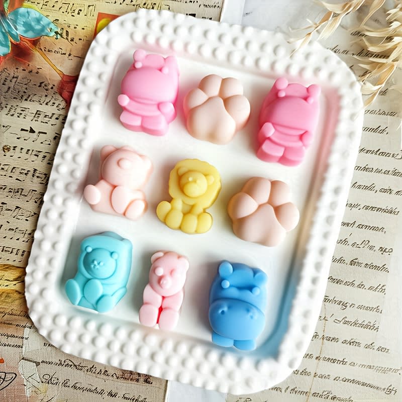 Molde Silicona Gomitas Animales N°14