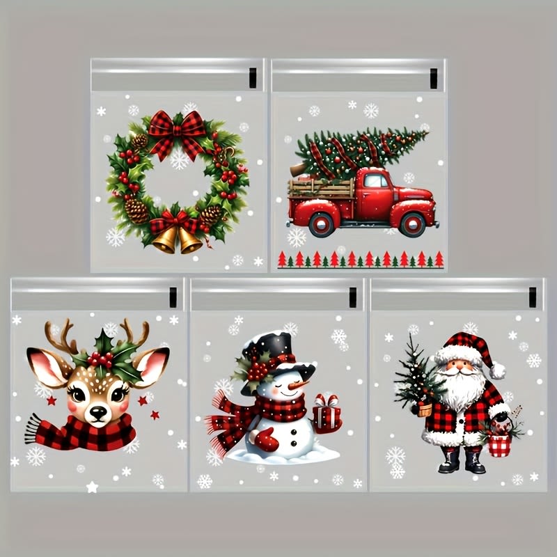 Bolsa Celofán Navidad N°2 10x10 con Adhesivo - 100 Unidades9