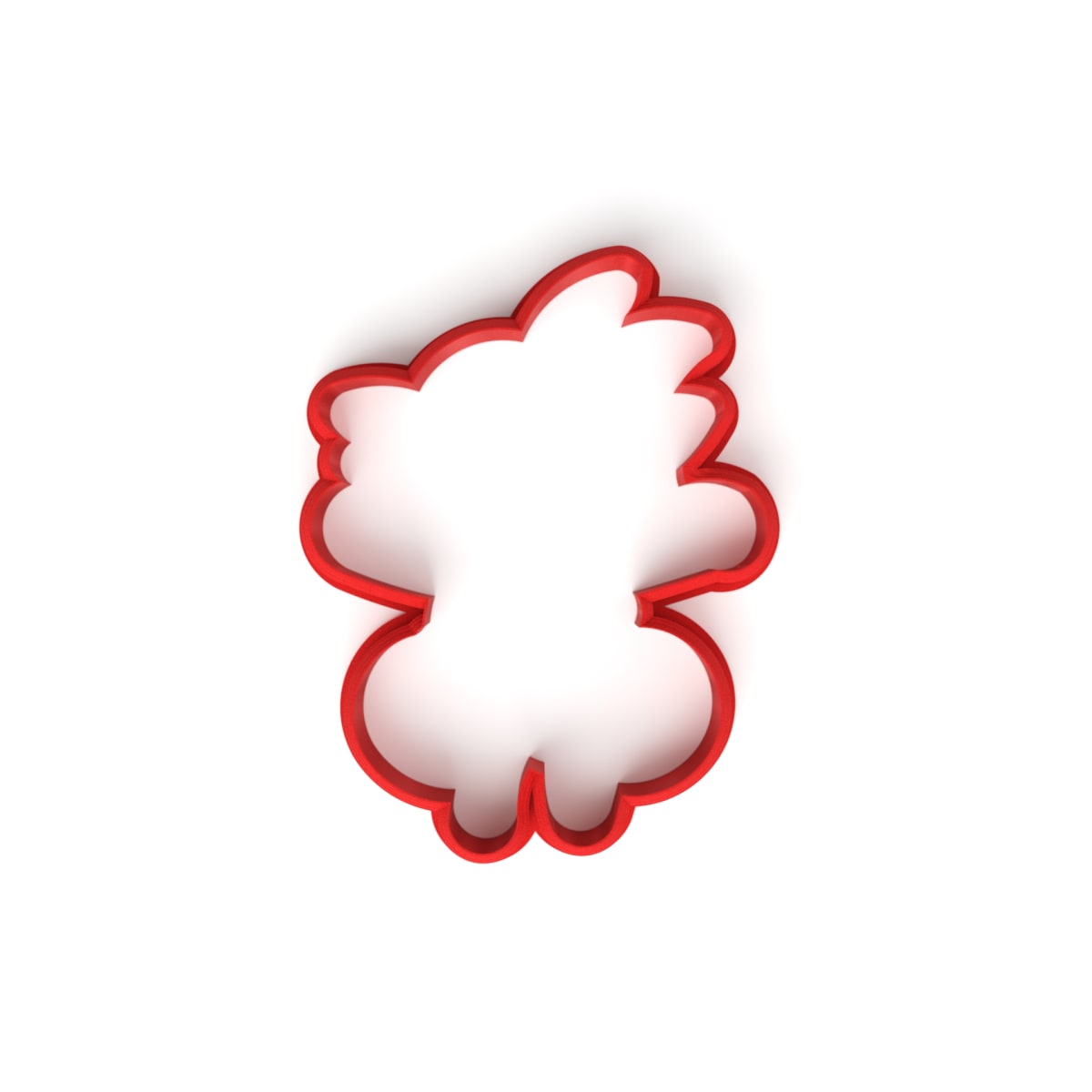 Cortador Goku N°2 Plástico2