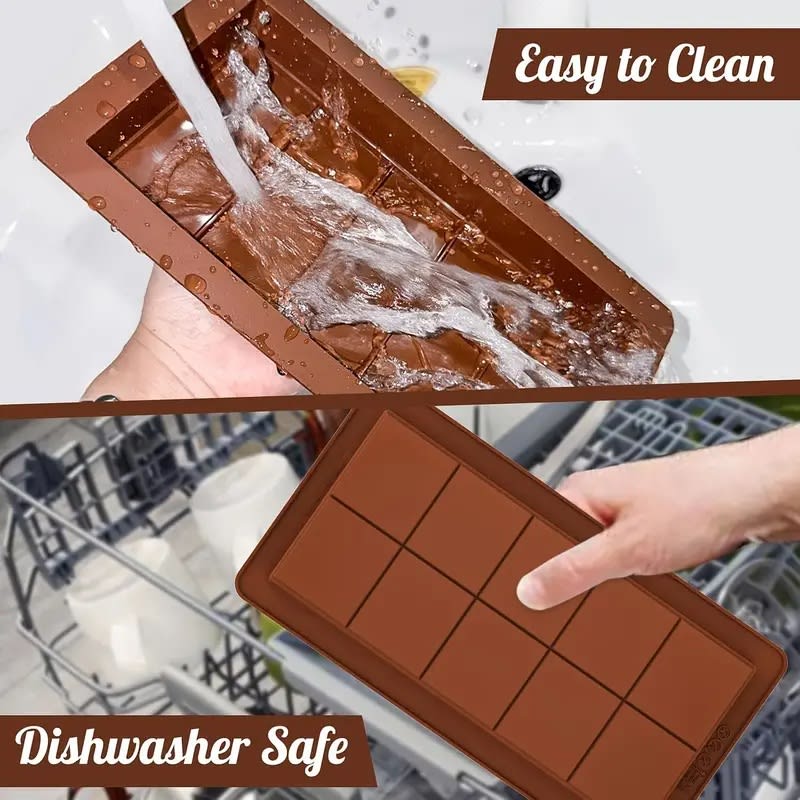 Molde Chocolate Dubai Barra Silicona6