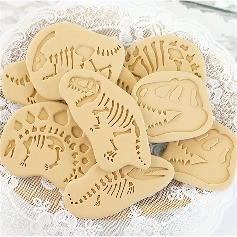 Set Cortador Marcador Fósiles de Dinosaurio 8 Diseños5