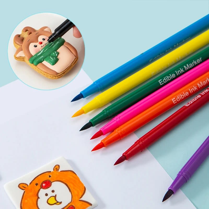 Marcador Doble Punta Linner/Pincel Verde Oscuro1