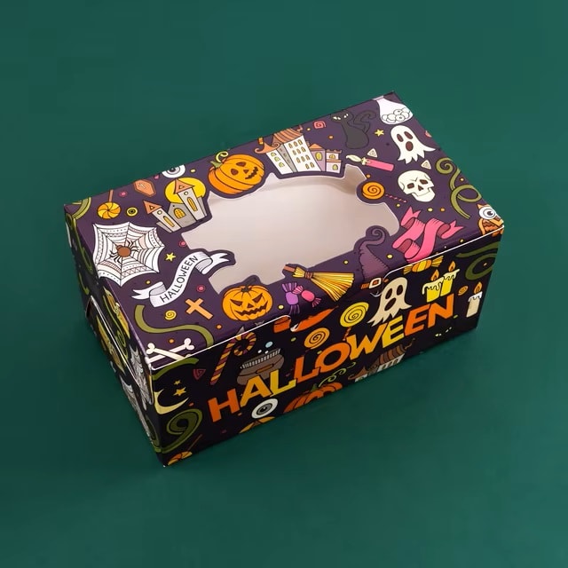 Caja para 2 Cupcakes Halloween2