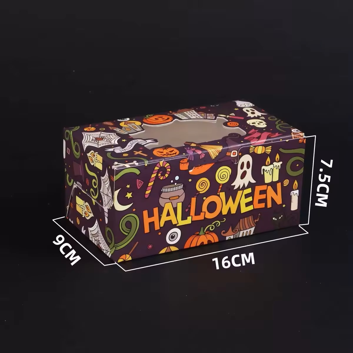 Caja para 2 Cupcakes Halloween5