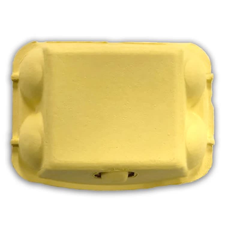 Caja para 6 Huevos Cartón Amarillo Pastel 6 Unidades2