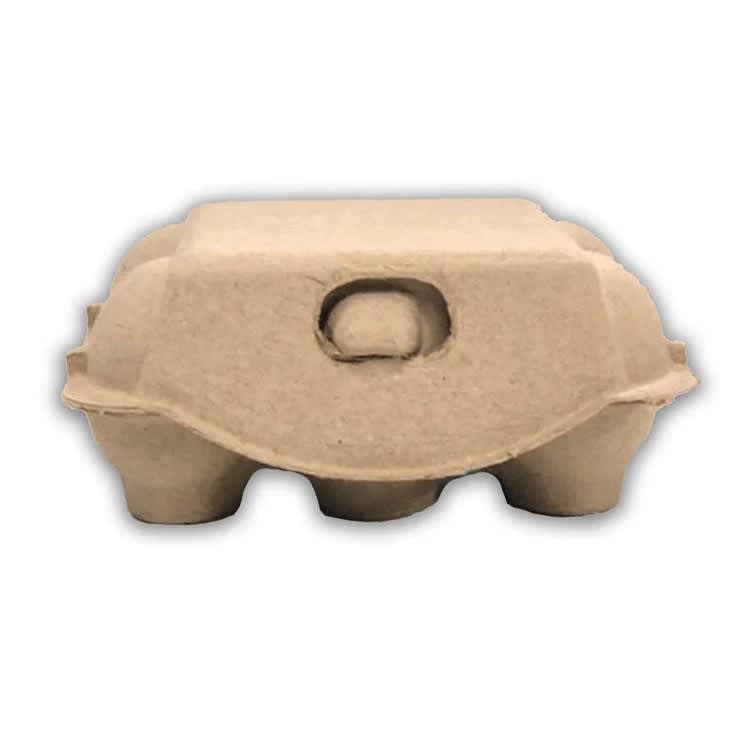 Caja para 6 Huevos Cartón Natural 6 Unidades1
