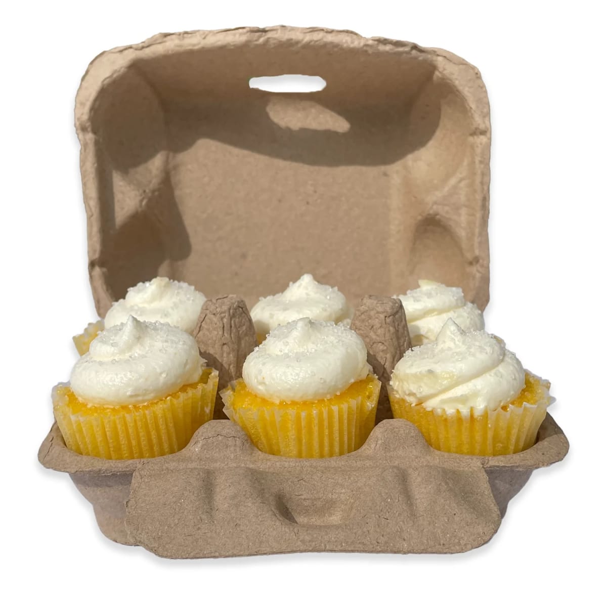 Caja para 6 Huevos Cartón Natural 6 Unidades2