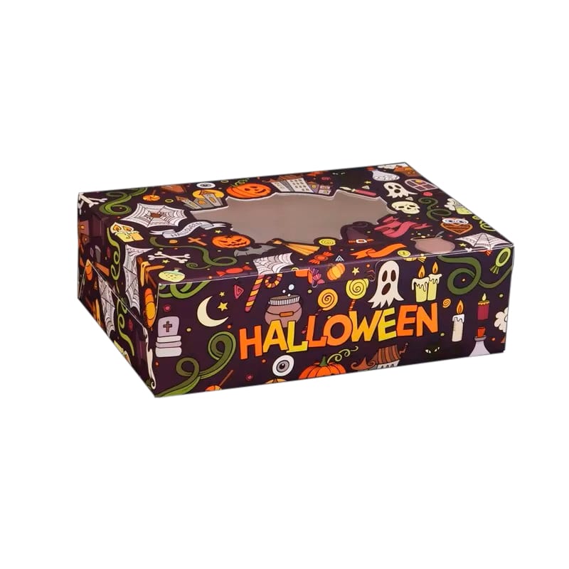 Caja para 6 Cupcakes Halloween 0