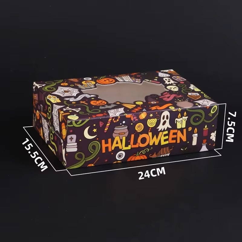 Caja para 6 Cupcakes Halloween5