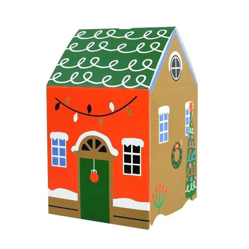 Set Cajas Casa Navidad N°9 14x8,5x8,5 cm. 4 Unidades 0