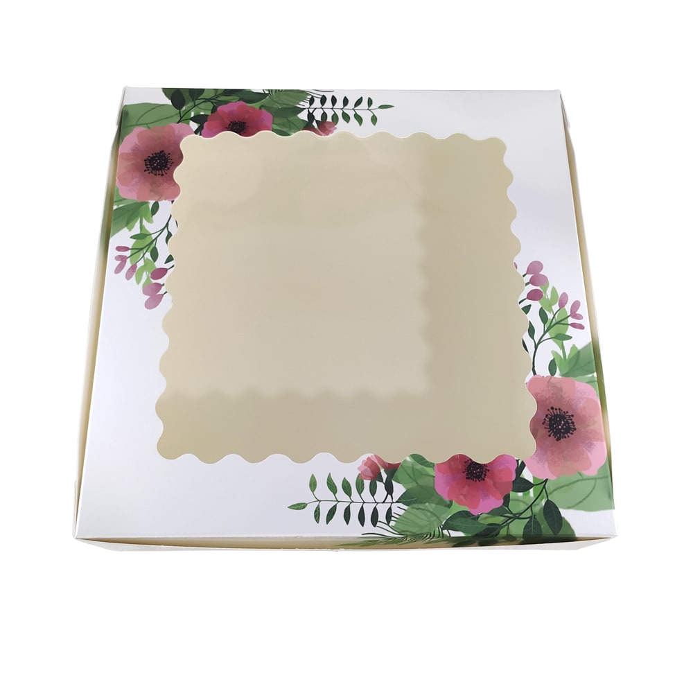 Set Cajas Cartulina Ramo de Flores 19x19x5 cm. 4 Unidades1