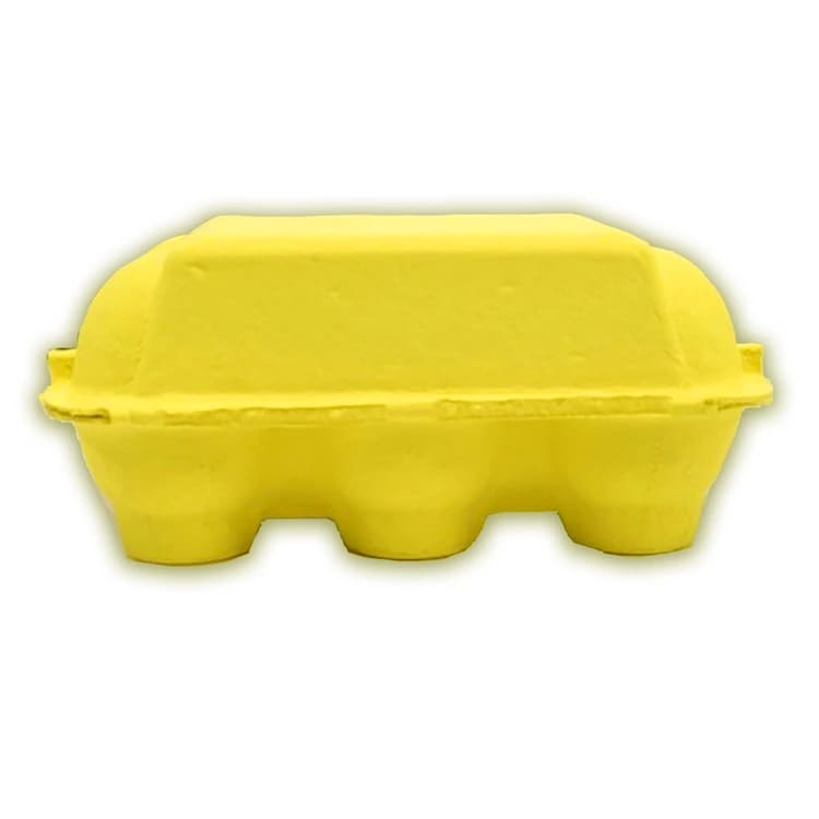 Caja para 6 Huevos Cartón Amarillo 6 Unidades3
