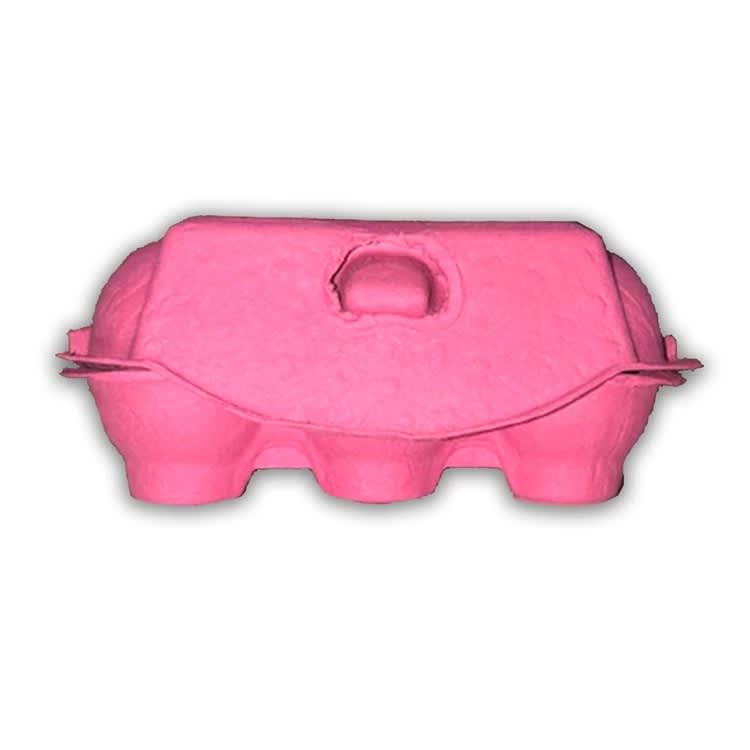 Caja para 6 Huevos Cartón Fucsia 6 Unidades2