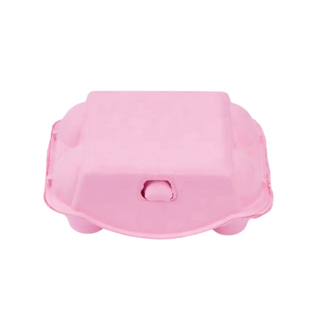 Caja para 6 Huevos Cartón Rosada 6 Unidades4