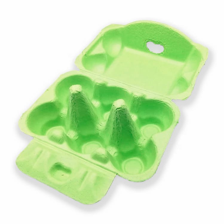 Caja para 6 Huevos Cartón Verde Menta 6 Unidades2