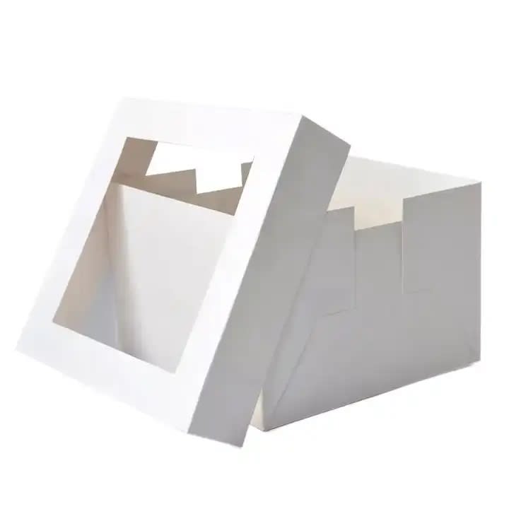 Caja Torta Cartulina con Visor 20x20x20 cm.1