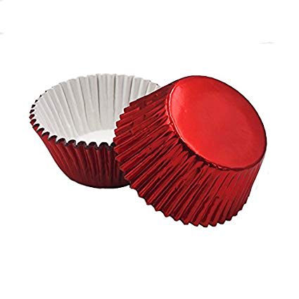 Cápsulas Cupcake Metalizadas 80 unidades8