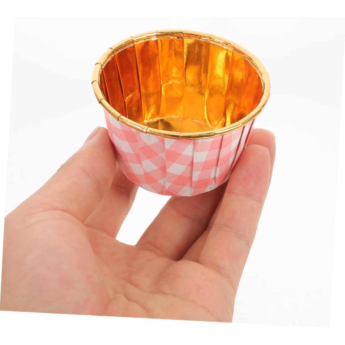 Capsulas Plegadas Cupcake Cuadrille Rosado 20 Unidades4