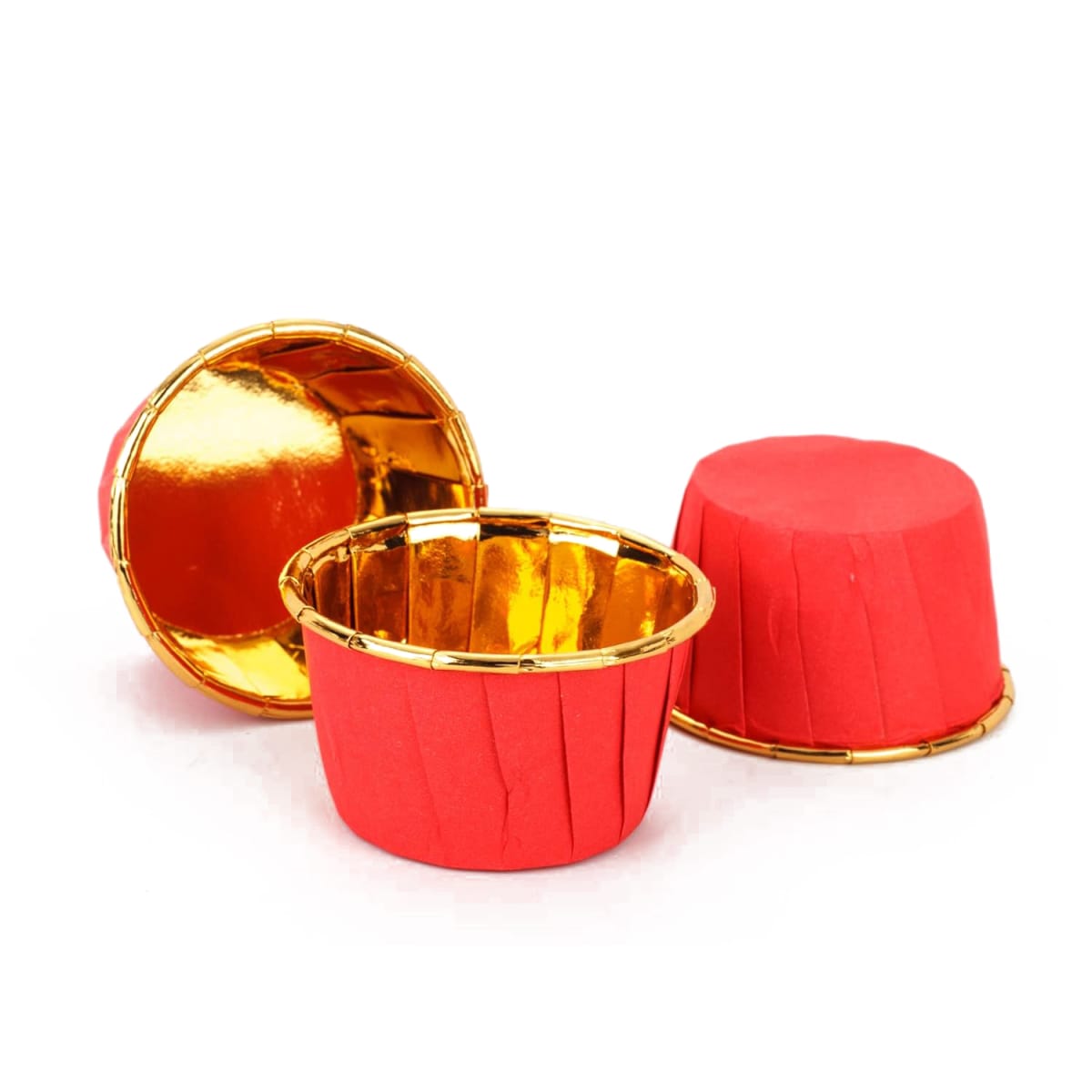 Capsulas Plegadas Cupcake Rojo 20 Unidades4