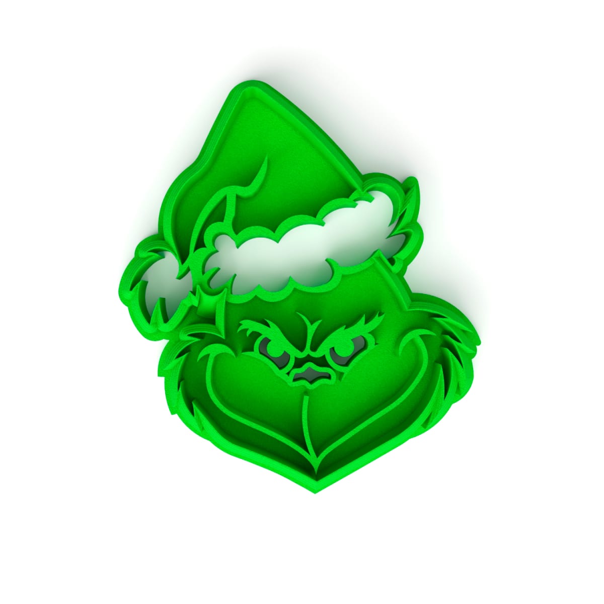 Cortador Marcador Cara Grinch Plástico2