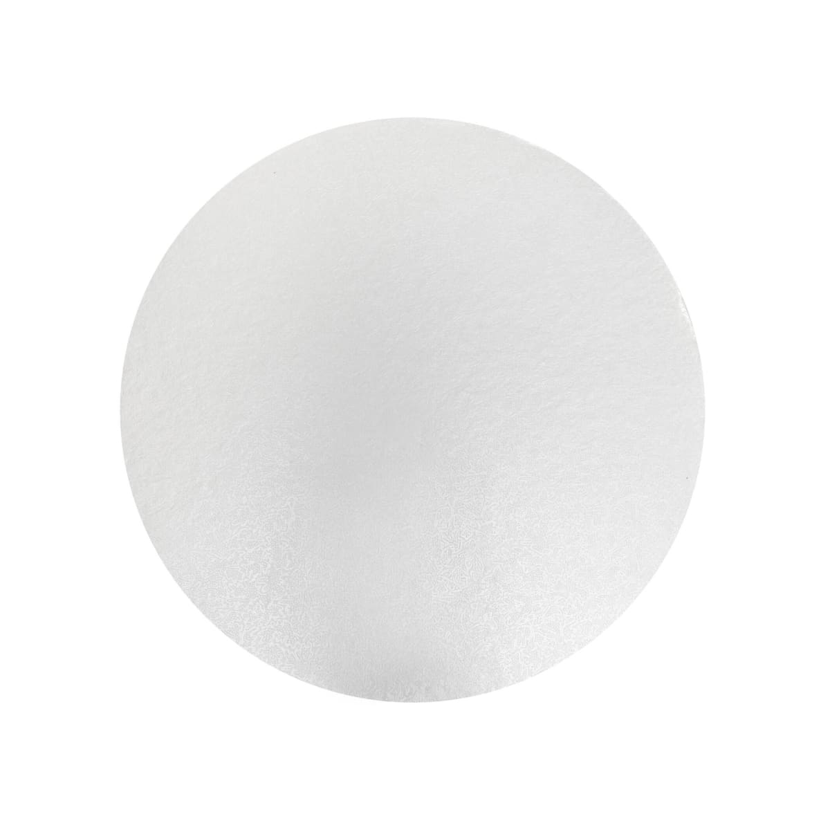 Bandeja Cartón Borde Tapado Plateada Redonda 15 cm.4