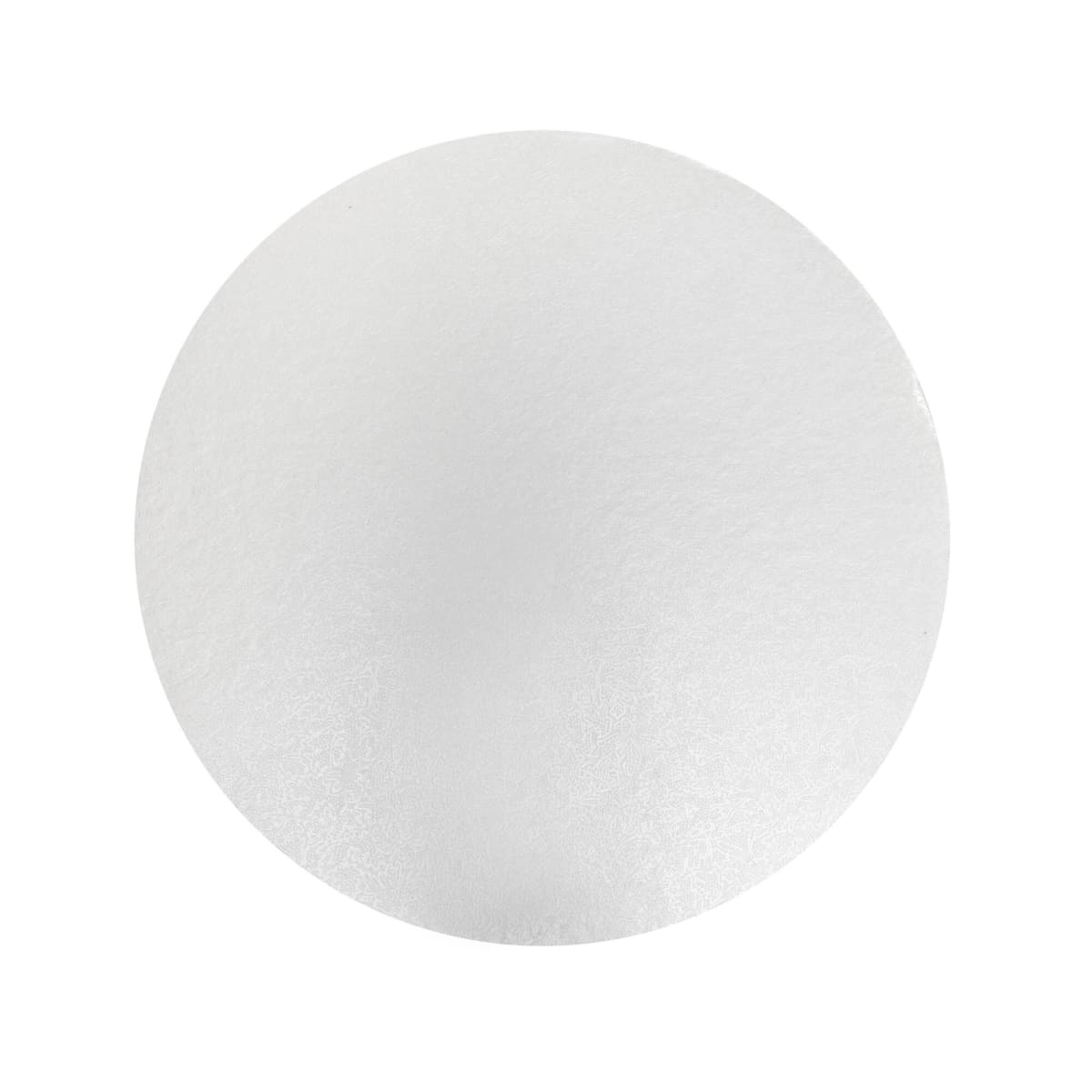 Bandeja Cartón Borde Tapado Plateada Redonda 20 cm.5