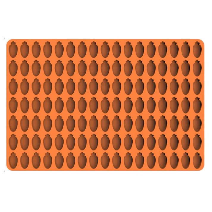 Molde Chocolate Silicona Zanahorias 119 Cavidades4