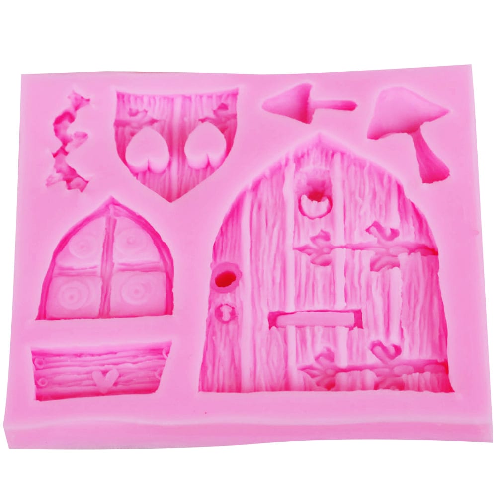 Molde Fondant Casa Encantada Silicona1